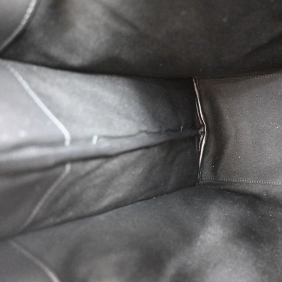 SALVATORE FERRAGAMO Signature Shoulder Tote Bag Canvas Leather Black GHW 57RJ307 - Picture 7 of 16